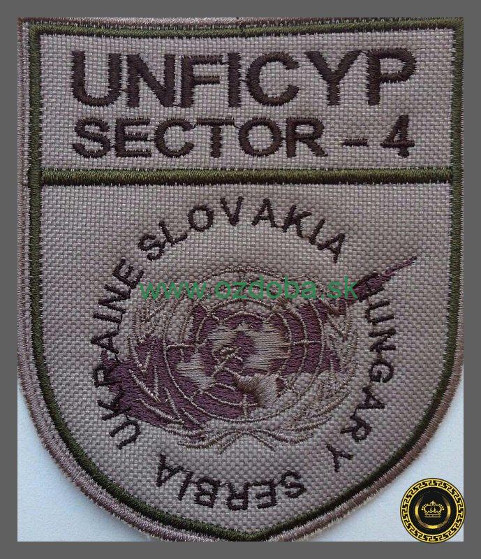 ZNAK UNFICYP SECTOR 4 CYPRUS