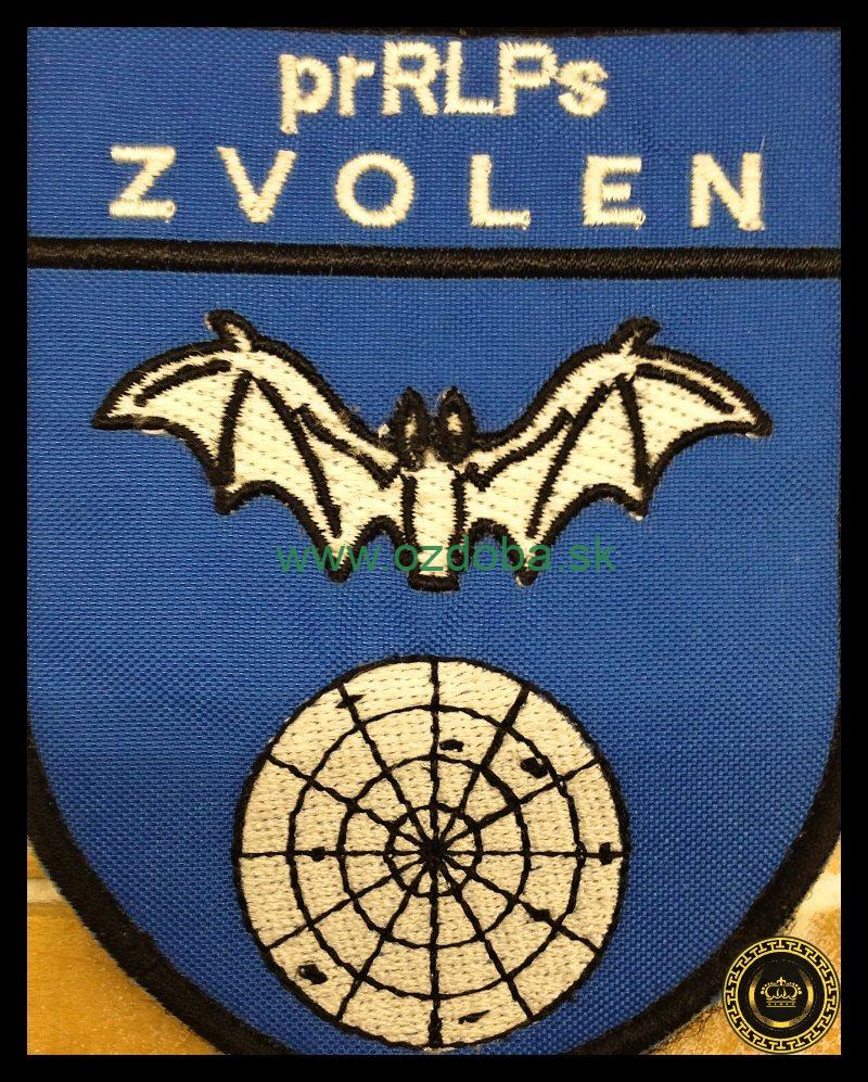 ZNAK VÝŠIVKA PRRLPS ZVOLEN FAREBNÝ