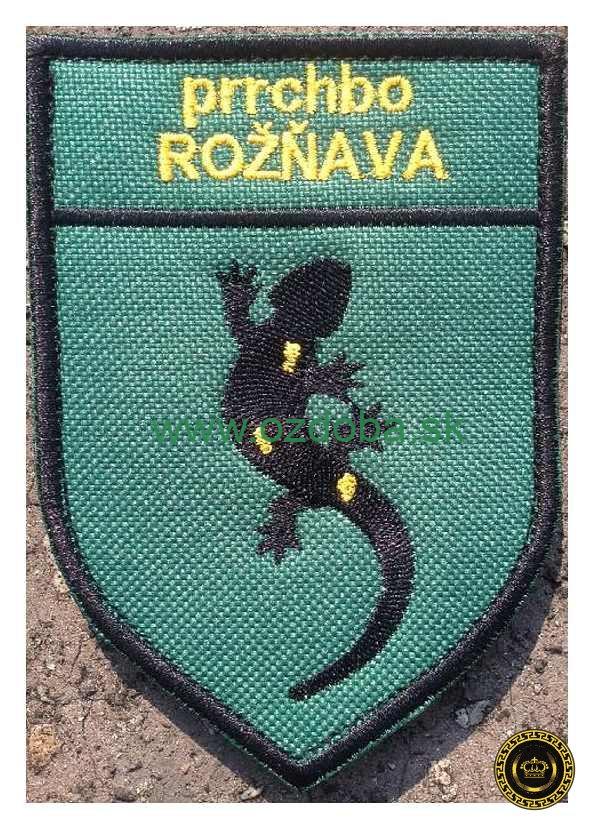 ZNAK VÝŠIVKA PRRCHBO ROŽŇAVA FAREBNÝ