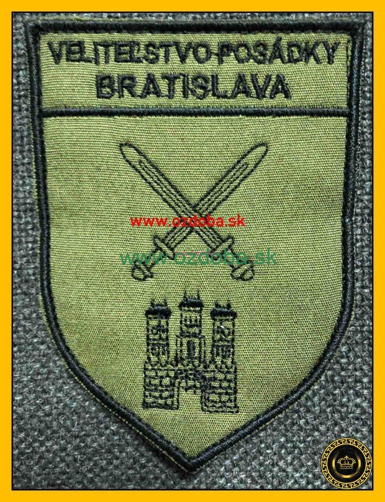 RUKÁVOVÝ ZNAK POSÁDKA BRATISLAVA OLIVA