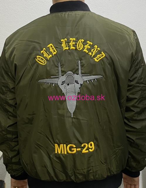 BOMBER bunda OLD LEGEND Mig-29 Veľkosť S
