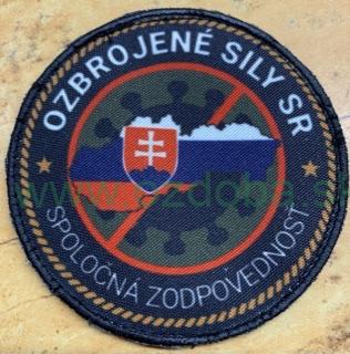 RUKÁVOVÝ ZNAK SPOLOČNÁ ZODPOVEDNOSŤ SUBLIMOVANÁ VERZIA
