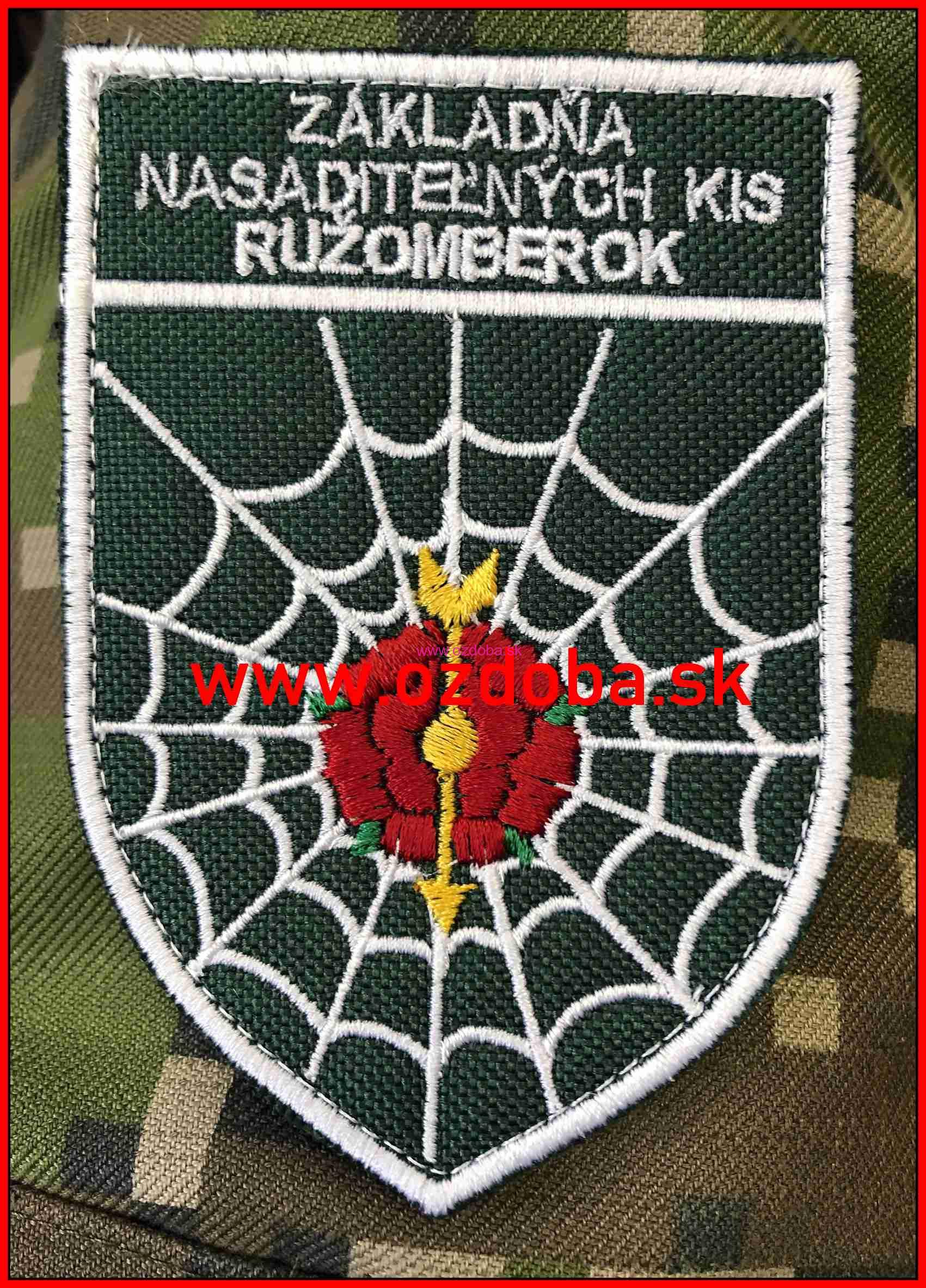 Znak základňa nasaditeľných KIS RUŽOMBEROK zelený nový typ