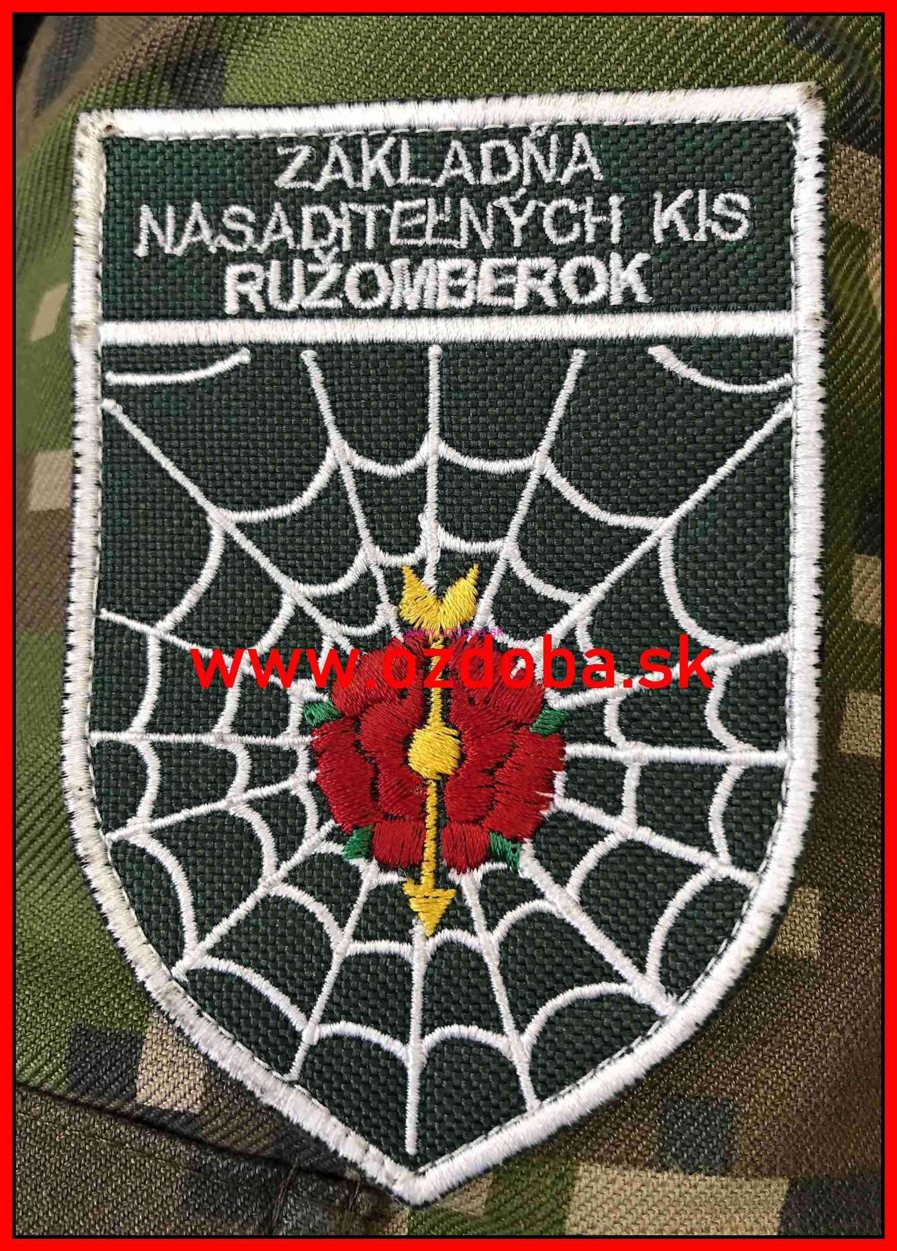 Znak základňa nasaditeľných KIS RUŽOMBEROK zelený nový typ